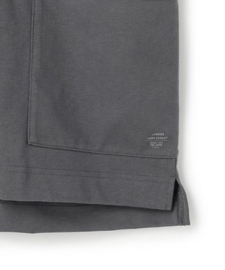 J.PRESS YORK STREET 【UNISEX】サイドポケット クルーネックTシャツ グレー系