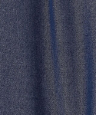 ANY SIS 【洗える】ベルトポイントワイド パンツ シャンブレーブルー