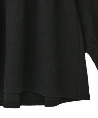 AMERICAN HOLIC フクレジャガードペプラムプルオーバー Black