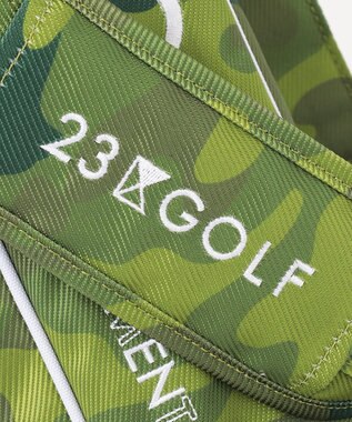 23区GOLF 【UNISEX】カモフラ柄 セルフスタンド カーキ系5