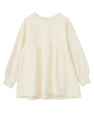 AMERICAN HOLIC フクレジャガードペプラムプルオーバー Ivory