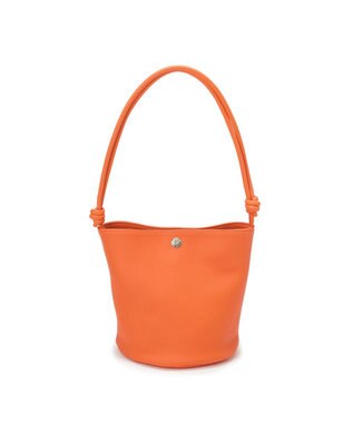 TOPKAPI 【Breath TOPKAPI】【新色追加】シュリンクレザー ノットハンドル 2way ショルダーバッグ オレンジ