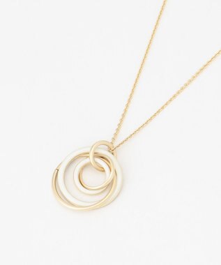 J.PRESS LADIES リバーシブルエポ ネックレス ベージュ系