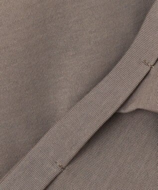 23区 L 【WEB&一部店舗限定/接触冷感】ツイストコットンプレーティング バルーンスリーブ カットソー ブラウン系