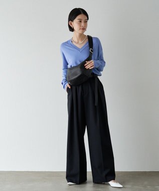 russet ＜ブランド人気No.1ショルダー＞ソフトレザーラウンドショルダーバッグ(CE-1326-WEB) Black2