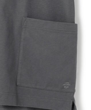 J.PRESS YORK STREET 【UNISEX】サイドポケット クルーネックTシャツ グレー系