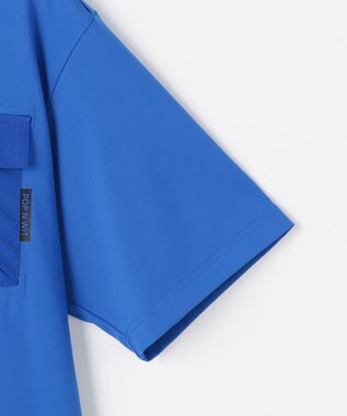 PW CIRCULUS 【MEN】ポケットモックネック ゴルフ スカイブルー系