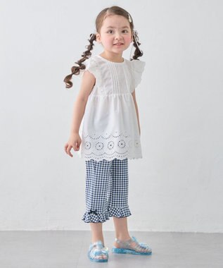 ANY KIDS キラキラジェリーサンダル サックスブルー