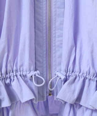 Green Parks ギャザーナイロンブルゾン Light Purple