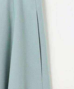 組曲 T/Rツイルストレッチ フレアスカート スモーキーグリーン系