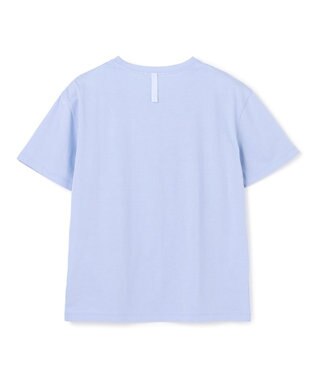 BEIGE， STELLERITE / コットンロゴTシャツ Sax