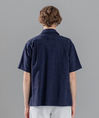 JOSEPH HOMME スムーススラブストレッチ　CPOシャツ ネイビー系