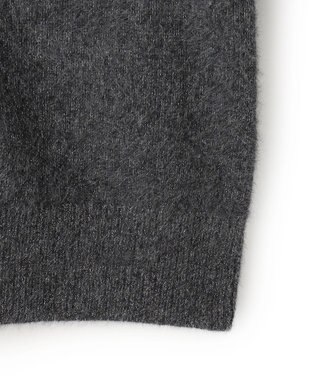 ICB L 【30th ANNIVERSARY】ルレックスフォックスアルパカ Vネックカーディガン ミディアムグレー