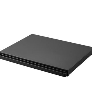 tower キッチン家電下スライドテーブル タワー ブラック ブラック