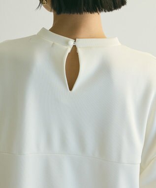 Green Parks ａ．切り替えジャガードワンピース White