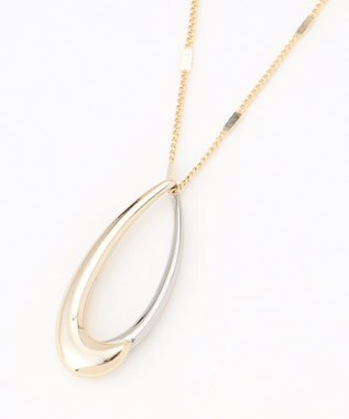 ANY メタルミックスワントップネックレス ライトゴールド