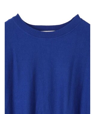 AMERICAN HOLIC バイパチポンチョライクＢＩＧニットチュニック Blue