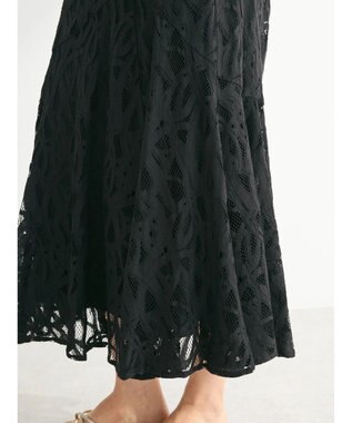 Green Parks ・ＥＬＥＮＣＡＲＥ　ＤＵＥ　レースマーメイドスカート Black