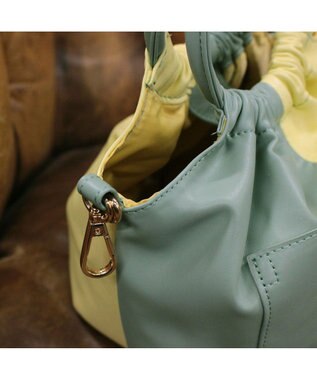 ROOTOTE 0655【直営店限定】ベビールー.クランプリー.2トーン-A 01：ミントイエロー