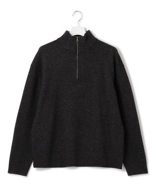 J.PRESS YORK STREET 【UNISEX】NEW ENGLAND ハーフジップニット グレー系