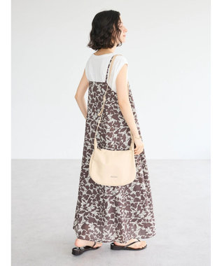 CRAFT STANDARD BOUTIQUE インド綿総柄キャミワンピース Brown