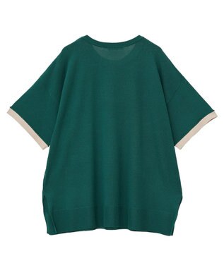 Green Parks 冷やっとすずやかレイヤーニットプルオーバ Green