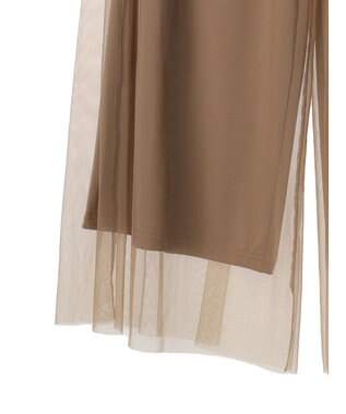 Green Parks ・ＥＬＥＮＣＡＲＥ　ＤＵＥ　チュールギャザーパンツ Mocha