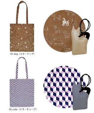 ROOTOTE 1045【ネコ・イヌ】LT.チャーム＆トート-A 05：イヌ・ドッグ