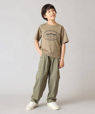 Columbia Columbia/ キッズアイテム/ ユースコールドベイダッシュグラフィックショートスリーブTシャツ /コロンビア Flax Front Print