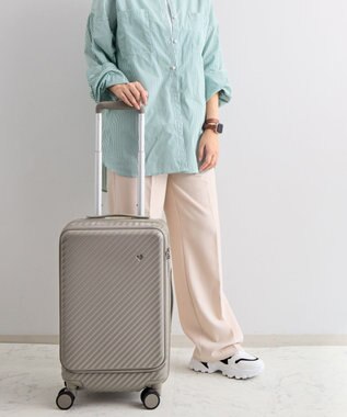 ACE BAGS & LUGGAGE HaNT ココント スーツケース 36L 機内持込 フロントポケット付 05511 ハント オリーブ・グレージュ