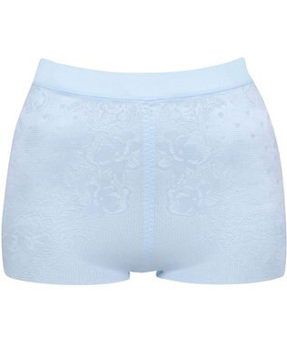 Wing ガードル 夏の汗ムレから解放 おなか押さえ ヒップアップ ウエストくいこみにくい 【ときはなつパンツ】 ショート丈 KQ2514 ウイング／ワコール サックス