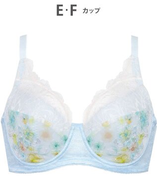 Wing ブラジャー 夏のブラストレスから解放 汗の不快感を軽減(カップ肌側・ワイヤーループ・バック) 背中すっきり 【ときはなつブラ】 フルカップ KB2172 ウイング／ワコール サックス