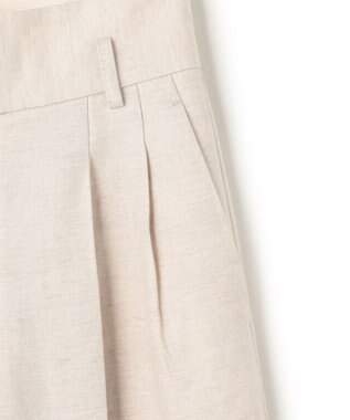 uncrave リヨセルライトリネン ワイドトラウザー フラックス