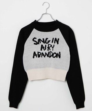 WEGO ジャガードショートニットプルオーバー 柄1