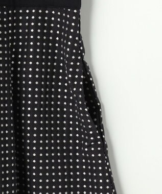 組曲 KIDS 【150-170㎝】 ドットジャガードワンピース＆ジャケットセット ネイビー