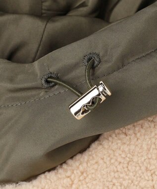 ANY 【LEE掲載】ボアコート ベージュ×カーキ