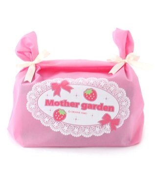 Mother garden ギフトラッピング巾着袋 (同梱のみ) 【SSサイズ】 ピンク