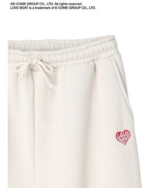 Green Parks ■別注　ＬＯＶＥ　ＢＯＡＴ　スウェットパンツ Ivory