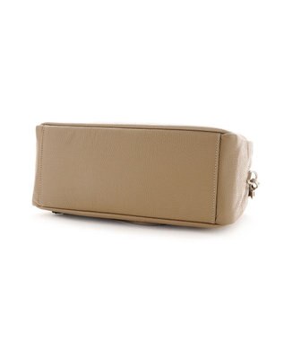 MioFIRANO レクタングル本革ハンドバッグ 2WAY　fiLEAT フィリート GRAY