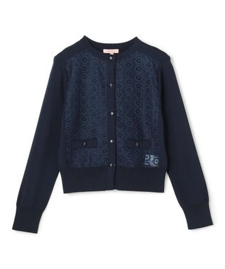 TOCCA CRYSTAL LABYRINTH カーディガン ネイビー系