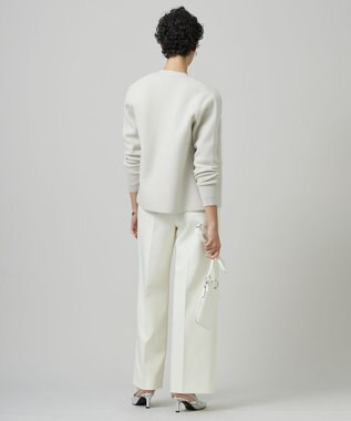 ICB 【洗える】ソフトカシミヤミックス Vネックニットカーディガン トープ系