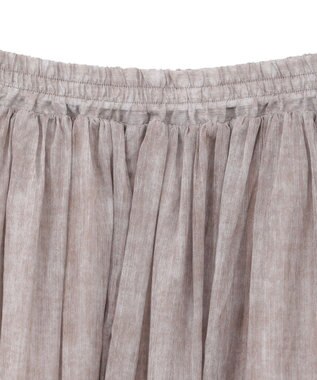 Green Parks SET2点マーブル柄＋チュールスカート Ivory