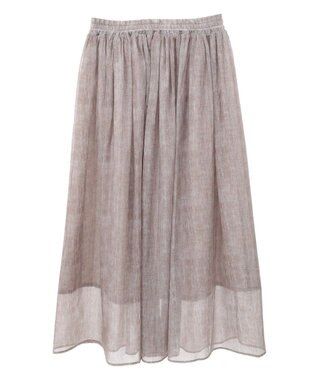 Green Parks SET2点マーブル柄＋チュールスカート Ivory