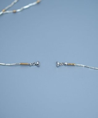 monshiro シルバーグラスネックレス(ススキネックレス) ホワイト