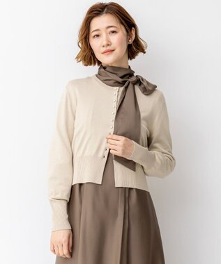 23区 【APPLAUDIR】コンパクト ラメカーディガン