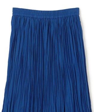 UNFILO ワッシャープリーツスカート ブルー