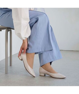 Riz raffinee <Riz raffinee>センターシームパンプス アイボリー