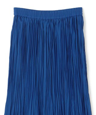 UNFILO ワッシャープリーツスカート ブルー