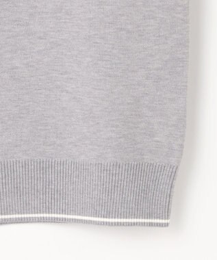 23区GOLF 【WOMEN】ロゴグラフィックもちもちニット ライトグレー系