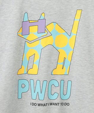 PW CIRCULUS 【MEN】アニマルグラフィックスウェット ゴルフ グレー系